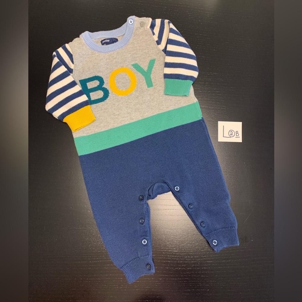 🧸 Baby GAP 3-6m Knit Footless One Piece